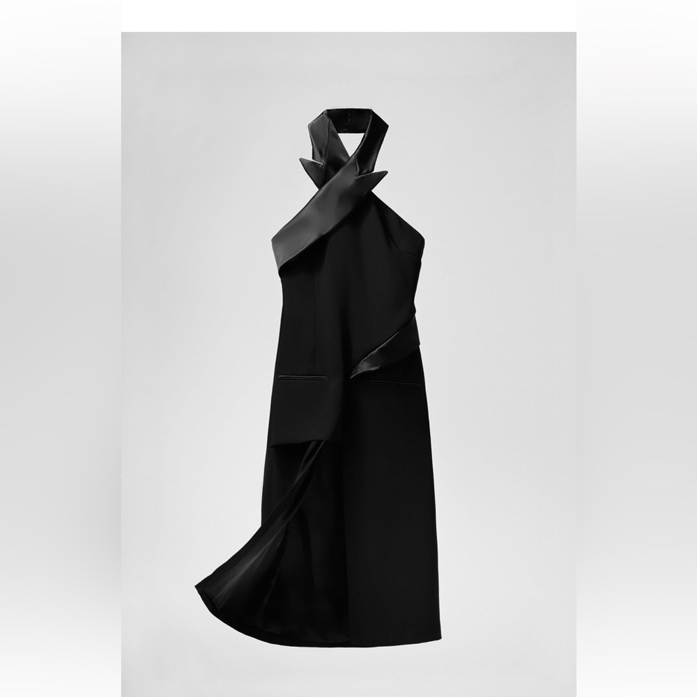 Zara tuxedo dress